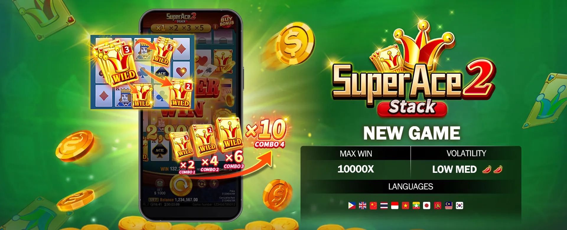 A focused player looking at an online casino interface with Ace cards, representing intense concentration and strategic gameplay